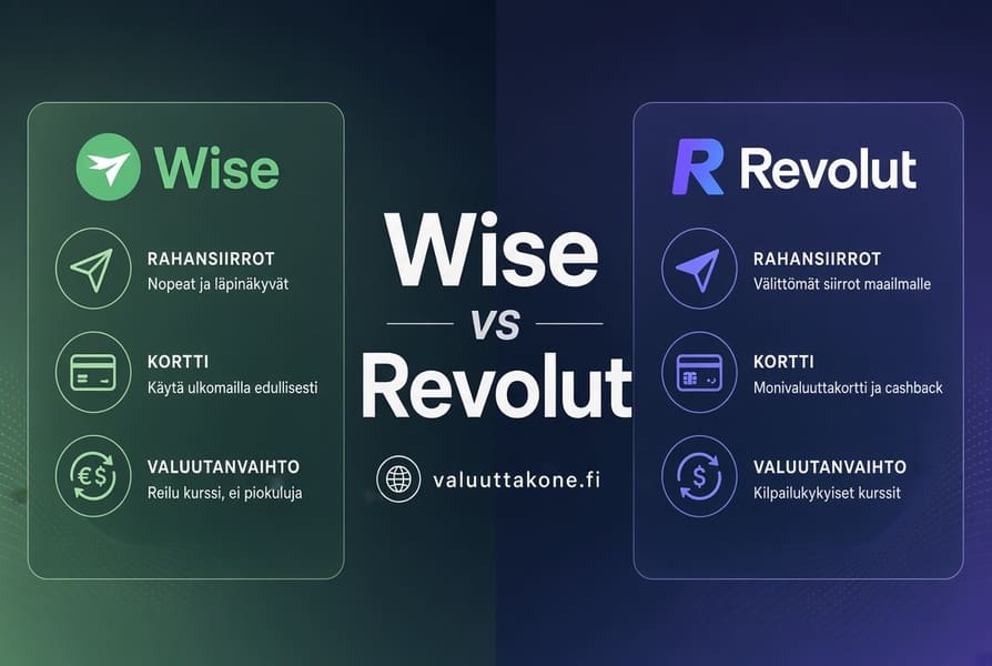Wise vs. Revolut 2025 — kattava vertailu matkailijalle ja rahansiirtäjälle